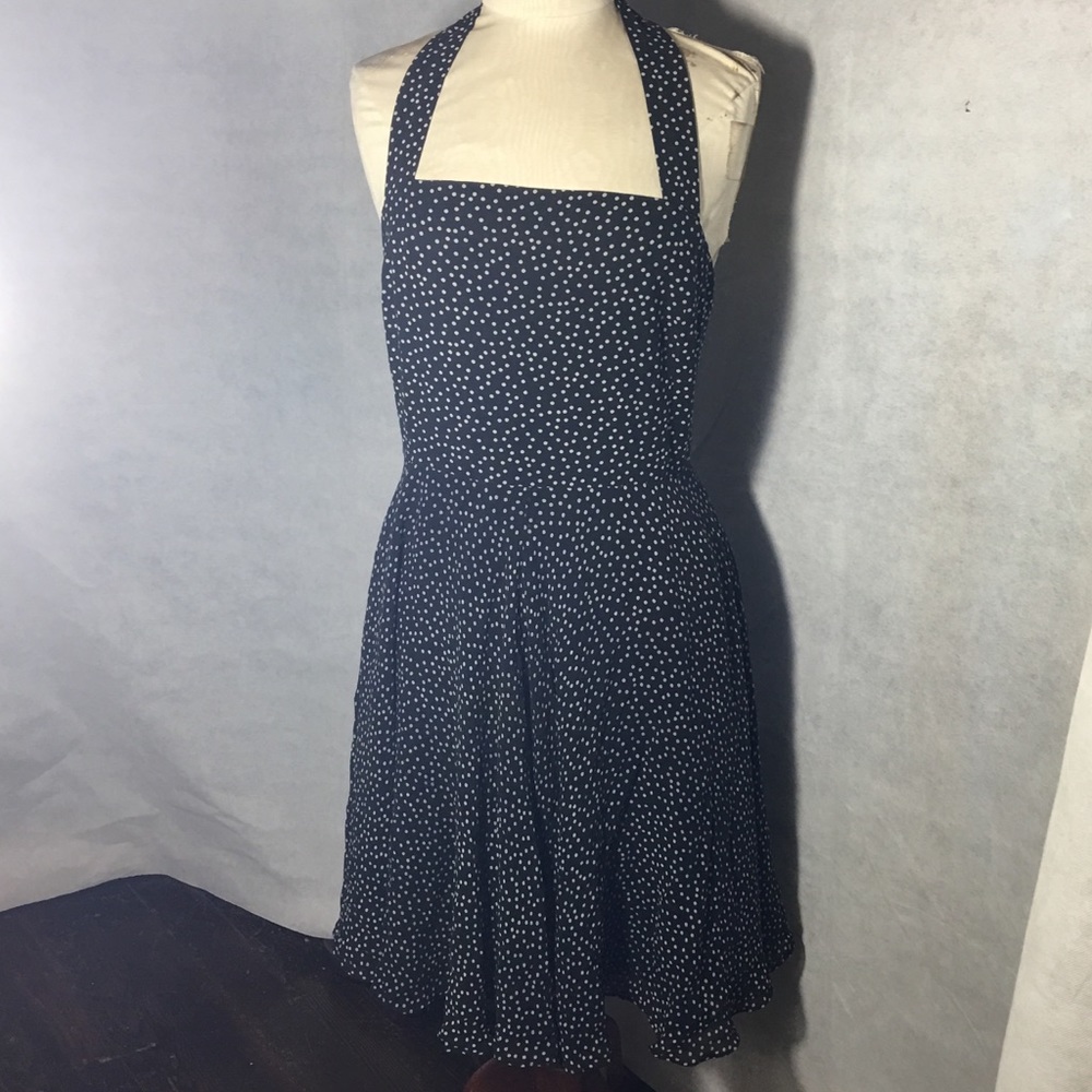 Polka Dot Silk Dress